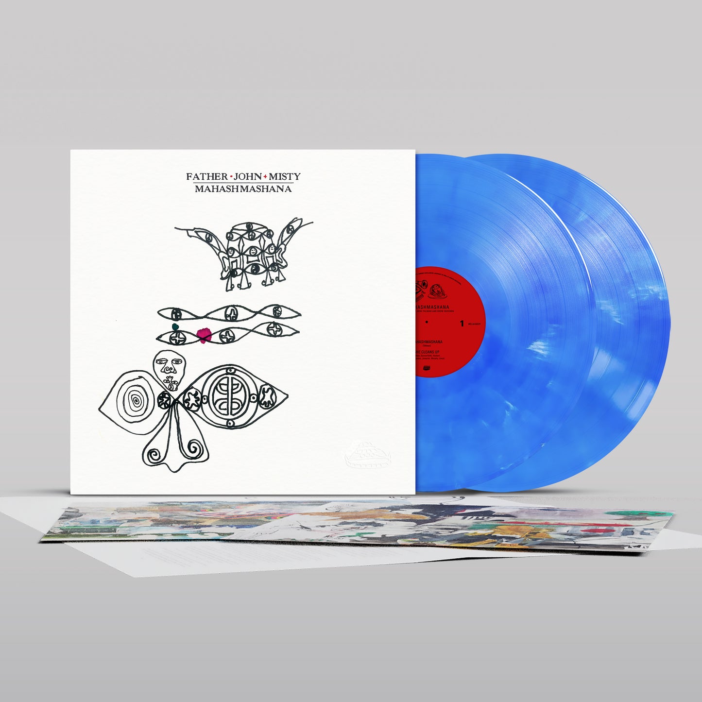 Mahashmashana | Blue & Silver Marble LP