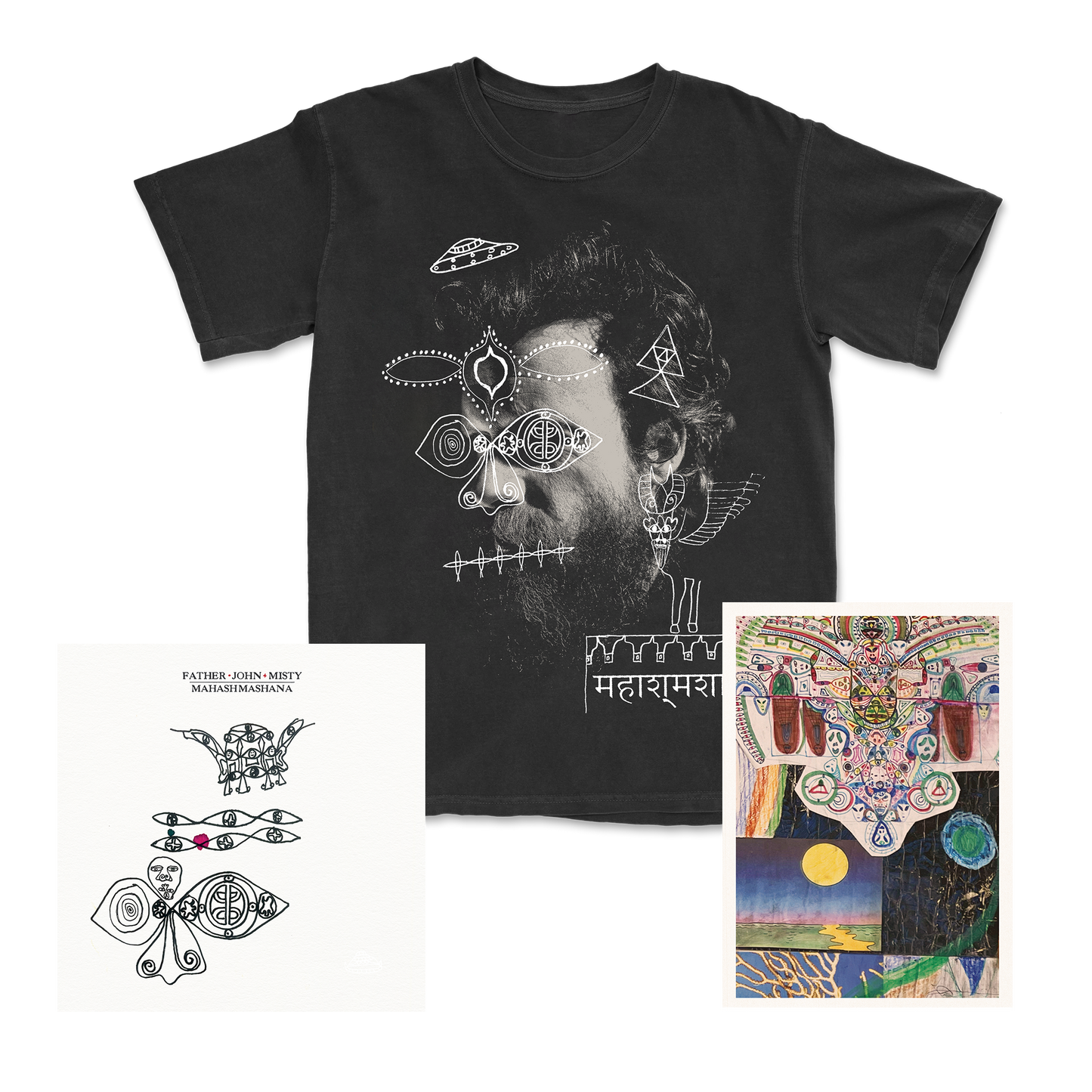 Mahashmashana | Mental Health Tee + Album Bundle (with signed art card )